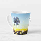 Wintertraum im Lavendel Milchtasse (Linke Ecke)