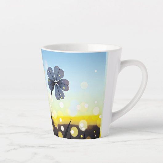 Wintertraum im Lavendel Milchtasse (Rechts)