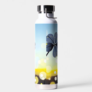 Wintertraum im Lavendel Trinkflasche