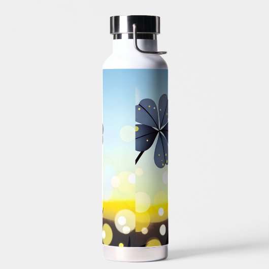 Wintertraum im Lavendel Trinkflasche (Links)