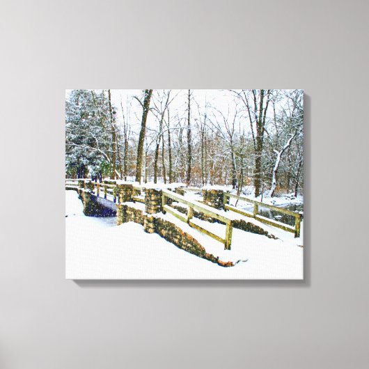 "Winterträume" Leinwanddruck (Vorderseite)