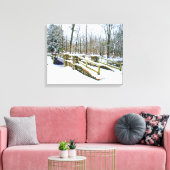 "Winterträume" Leinwanddruck (Insitu (Wohnzimmer))