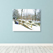 "Winterträume" Leinwanddruck (Insitu (Holzboden))