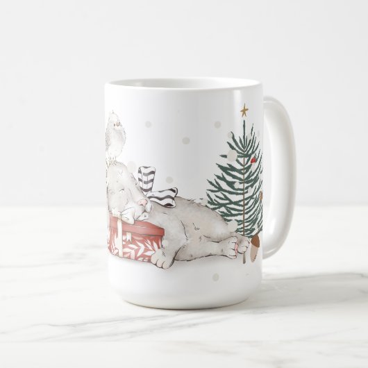 Winterträume - Whimsical Holiday Tasse (VorderseiteRechts)