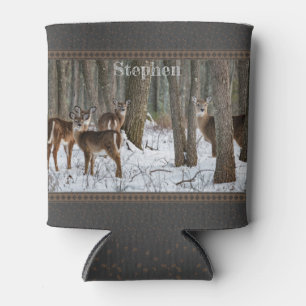 Wintertruhe und Pinecones Dosenkühler