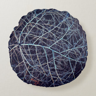 WinterTumbleweed Rundes Kissen