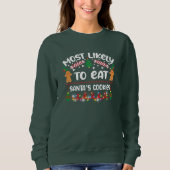 WINTERTYPOGRAPHIE SARKASTISCHE FUNNY CHRISTMAS SWEATSHIRT (Vorderseite)