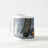 Winteru. SommerWeasel Kaffeetasse (Vorderseite Links)
