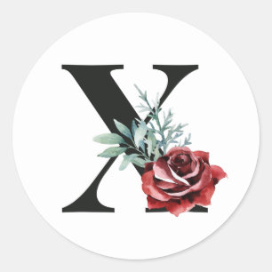 Winterurlaub Anfangsbuchstaben Aufkleber Buchstabe