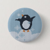 Winterurlaub Button (Vorderseite)