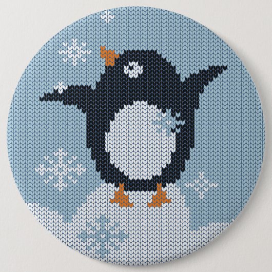 Winterurlaub Button (Vorderseite)