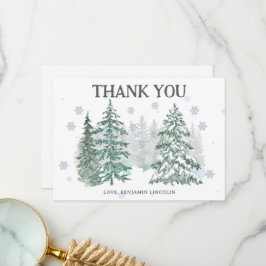 Winterurlaub Dankeskarte