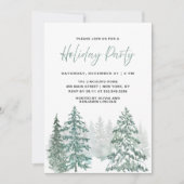 Winterurlaub Einladung (Vorderseite)