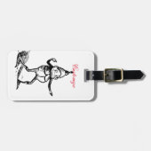 Winterurlaub Elf Gnome Thunder_Cove Gepäckanhänger (Vorderseite horizontal)