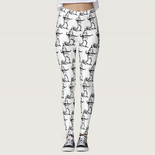 Winterurlaub Elf Gnome Thunder_Cove Leggings (Vorderseite)