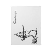 Winterurlaub Elf Gnome Thunder_Cove Notizblock (Rotiert)