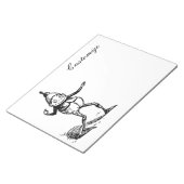 Winterurlaub Elf Gnome Thunder_Cove Notizblock (angewinkelt)