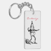 Winterurlaub Elf Gnome Thunder_Cove Schlüsselanhänger (Vorderseite links)