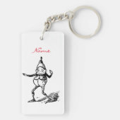 Winterurlaub Elf Gnome Thunder_Cove Schlüsselanhänger (Rückseite)