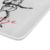 Winterurlaub Elf Gnome Thunder_Cove Schneidebrett (Ecke)