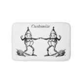 Winterurlaub Elf Gnomes Thunder_Cove Badematte (Vorderseite)