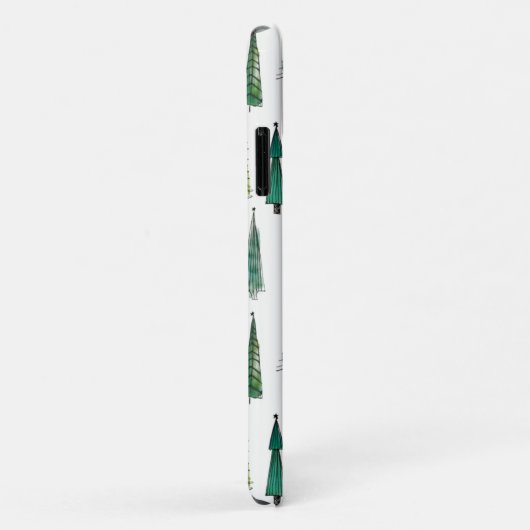 Winterurlaub Evergreen Trees Case-Mate iPhone Hülle (Hinten/Rechts)