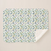 Winterurlaub Evergreen Trees Sherpadecke (Vorderseite (Horizontal))