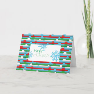 Winterurlaub Feiertagskarte