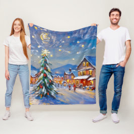 Winterurlaub Fleecedecke