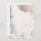 Winterurlaub Foto Grußkarte Feiertagskarte (Rückseite)