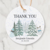 Winterurlaub Geschenkanhänger (Rückseite)