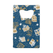 Winterurlaub Geschenkboxen Muster Geldbeutel Flaschenöffner (Rückseite)
