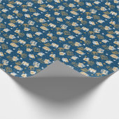 Winterurlaub Geschenkboxen Muster Geschenkpapier (Ecke)