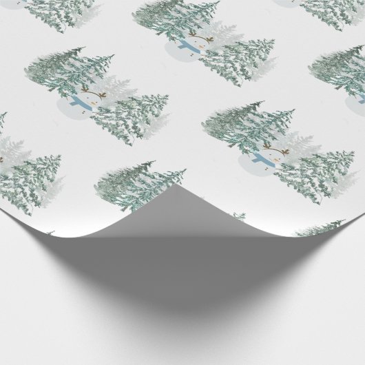Winterurlaub Geschenkpapier (Ecke)
