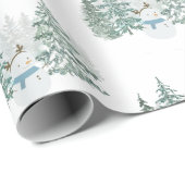 Winterurlaub Geschenkpapier (Rolleneckpunkt)