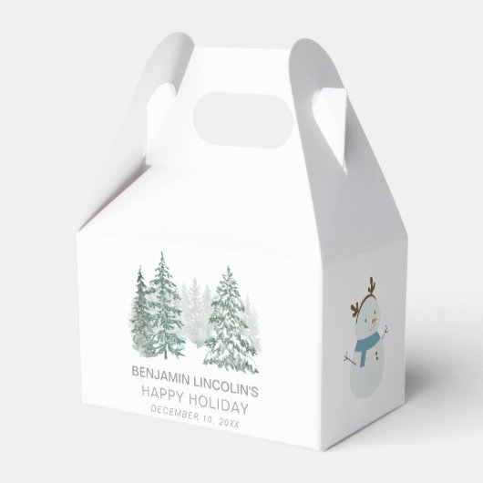 Winterurlaub Geschenkschachtel (Rückseite)