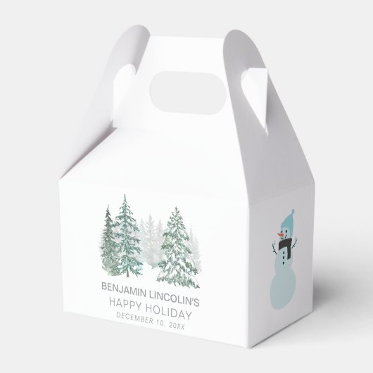 Winterurlaub Geschenkschachtel (Vorderseite)