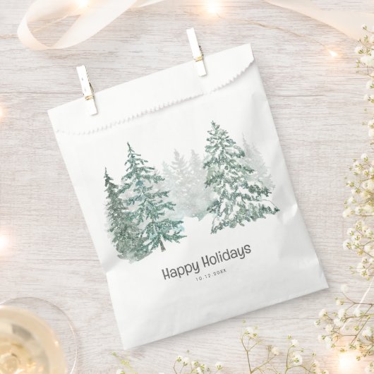 Winterurlaub Geschenktütchen (Ausgeschnitten)