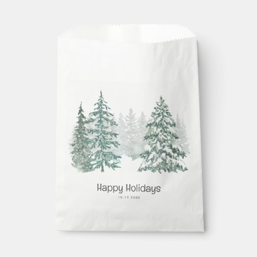 Winterurlaub Geschenktütchen (Vorderseite)