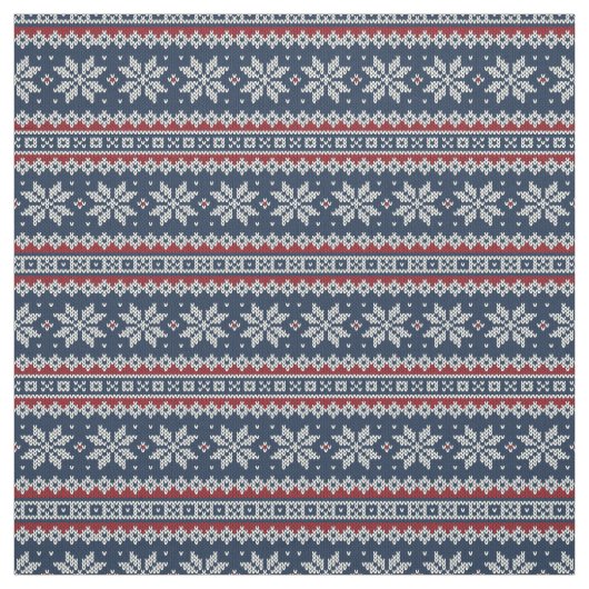 Winterurlaub gestricktes Muster Stoff (Muster)