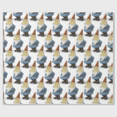 Winterurlaub Gnome Thunder_Cove Geschenkpapier (Flach)