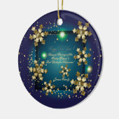 Winterurlaub Gold Dekoration wünscht XMAX Personal (Links)