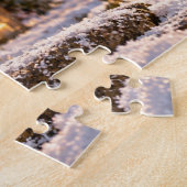 Winterurlaub-Igel-Design Puzzle (Seite)
