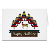 Winterurlaub im Hirschwald (Vorderseite (Horizontal))