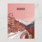Winterurlaub in Bansko Postkarte (Vorderseite)