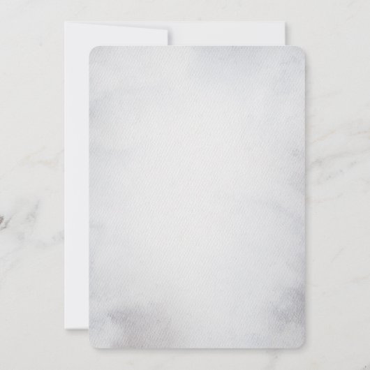 Winterurlaub in den Bergen retten Datum Save The Date (Rückseite)