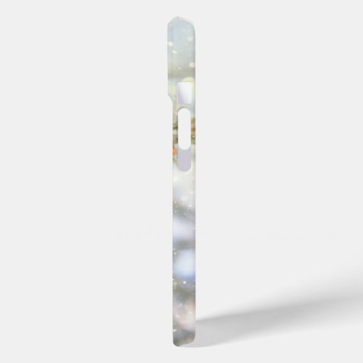 Winterurlaub in den schneebedeckten Kiefernwäldern Case-Mate iPhone Hülle (Rückseite / Links)