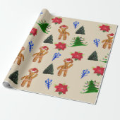 Winterurlaub in Papierform Geschenkpapier (Ungerollt)