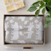 Winterurlaub in Wäldern Seidenpapier (Geschenk)