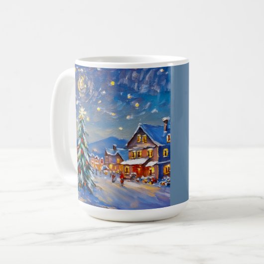 Winterurlaub Kaffeetasse (Vorderseite Links)